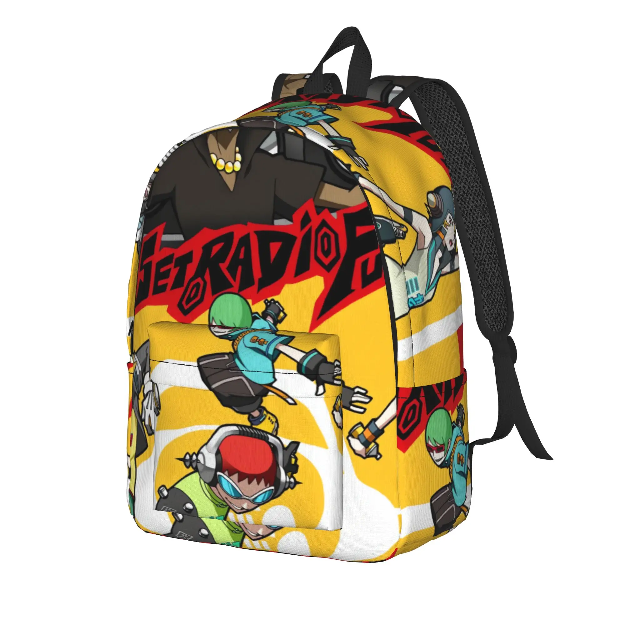Jet Set Radio Future Backpack  Pretty Backpacks Women Outdoor Style Lightweight School Bags Designer Rucksack