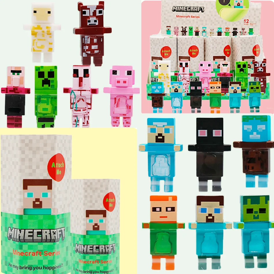 

Anime Soony Angel Minecraft Mystery Blind Box My World Character PVC Model Toy Wholesale Children's Doll Birthday Gift