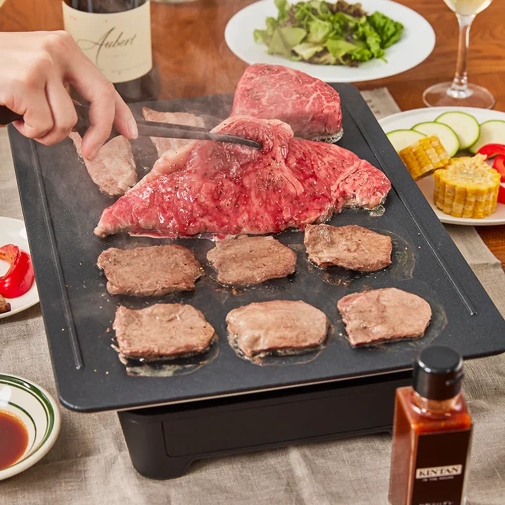 Portable Home Steak Chicken Barbecue Griddle Smokeless Indoor Electric BBQ Grill Detachable