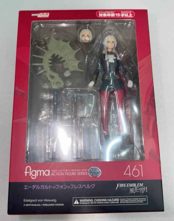 【SF】En stock Max Factory GSC Figma461 Fire Emblem ThreeHouses Edelgard Von Hresvelg Figuras Coleccionables Modelo de Regalo