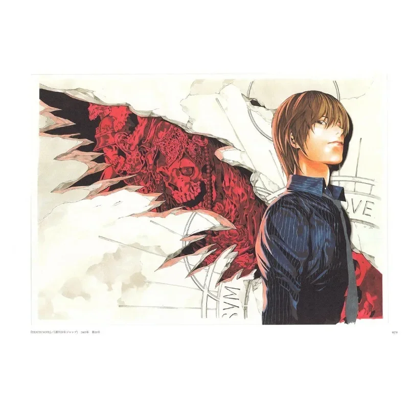 190p Takeshi Obata Art Book Death Note Hikaru No Go Paperback Edition Illustration Collection NEVER COMPLETE Light Yagami L