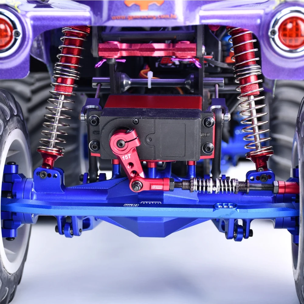 GPM for LOSI 1/8 LMT Solid Axle 1.0 2.0 1/10 LMT L0S04027 Monster Truck Rc Car Metal Front Axle Housing Set LOS-1805 LOS-1824
