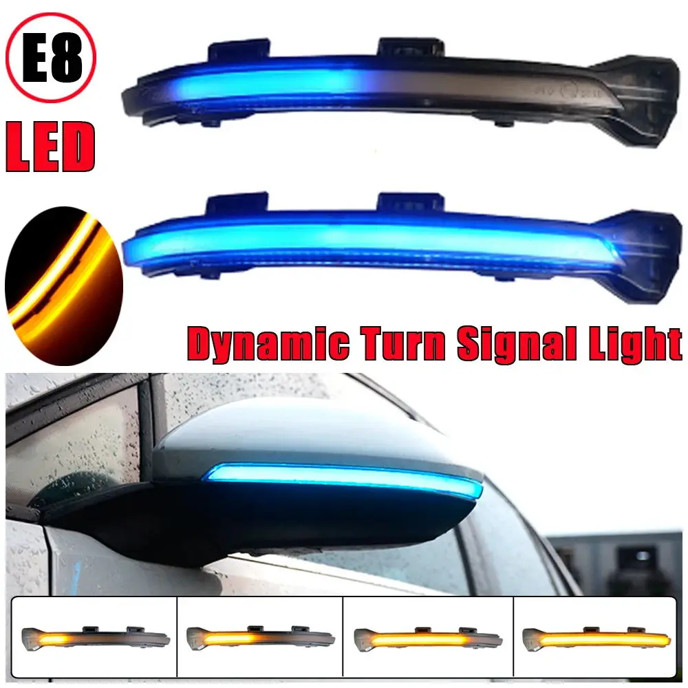 For VW Golf 7 GTI R GTE GTD MK7.5 13-19 Touran Jetta MK7 LED Dynamic Turn Signal Blinker Sequential Side Mirror Indicator Light