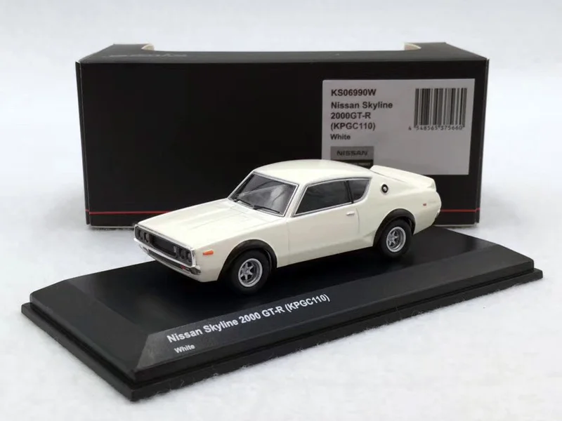 Kyosho1:64 Nissan Skyline 2000 GT-R kpgc10 Collection of die-cast alloy car decoration model toys