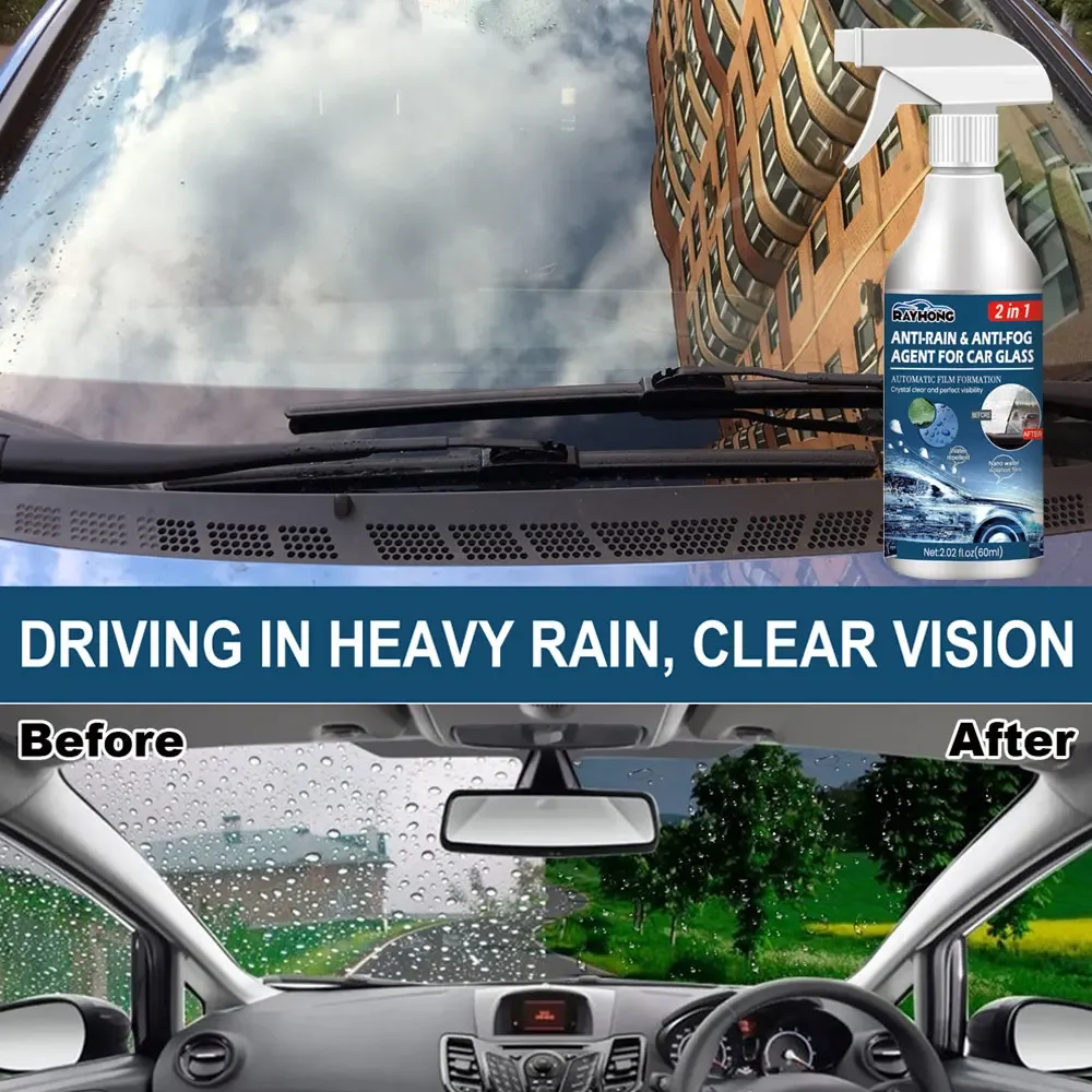 1pc Universele Auto Voorruit Anti Fog Spray Autoruiten Regendicht Cleaner Auto Anti-Regen Anti-condens Coating Agent auto Accessoires