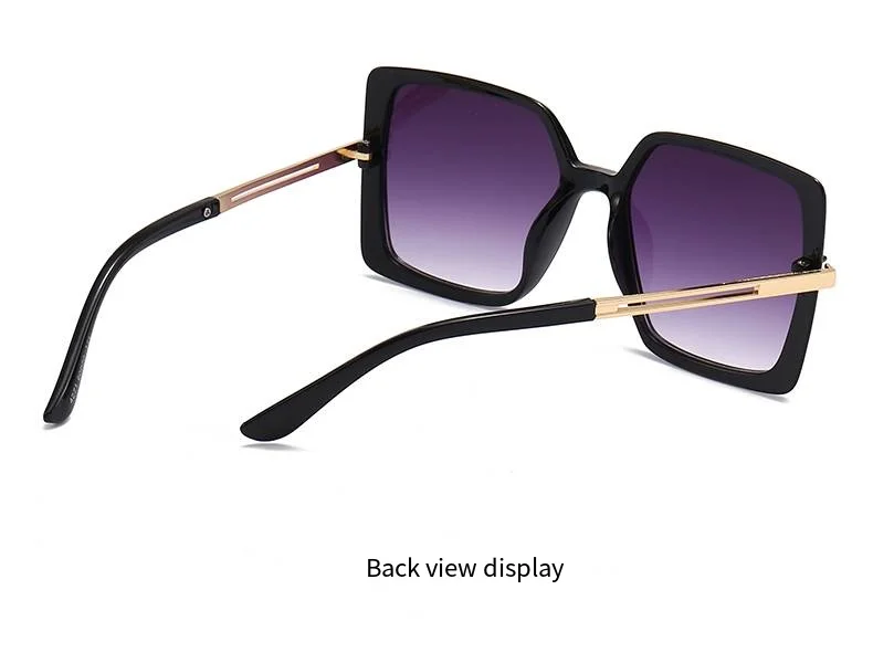 Neue klassische Retro-Sonnenbrille mit quadratischem Rahmen, stilvoll und schlankmachend, UV-schützende Damen-Sonnenbrille 4271 – Detail 9