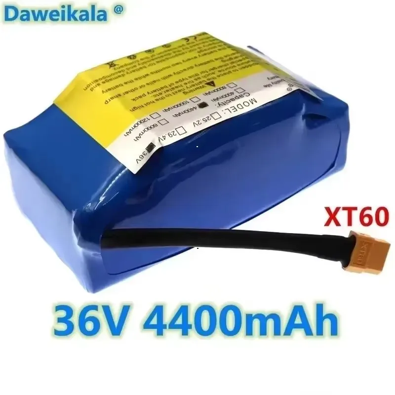 36V Lithium-Ion Rechargeable Battery 4400-6800mAh 4.4Ah Lithium-Ion Battery for Electric Self-Suction Hoverboard Unicycle view 2