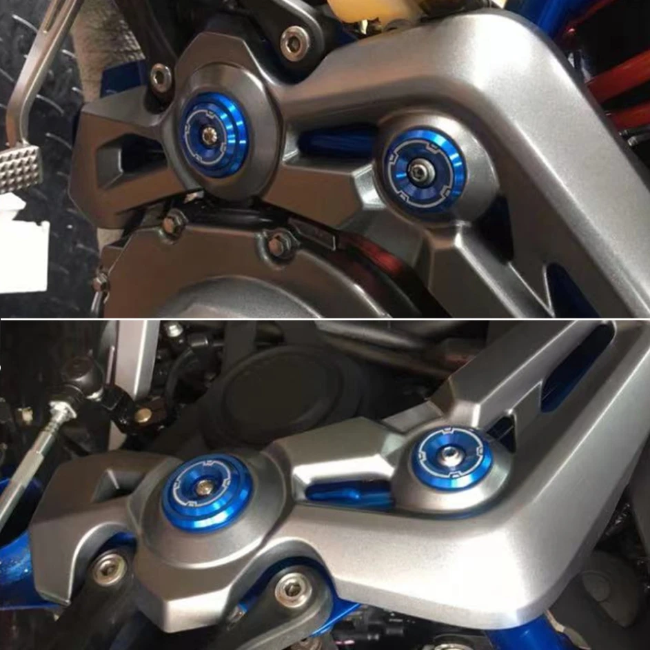 

FOR kawasaki Z900 Z 900 2017 2018 Motorcycle CNC Aluminum Frame Hole Cap Cover With Screws 5M Fairing Guard z900 Accessories