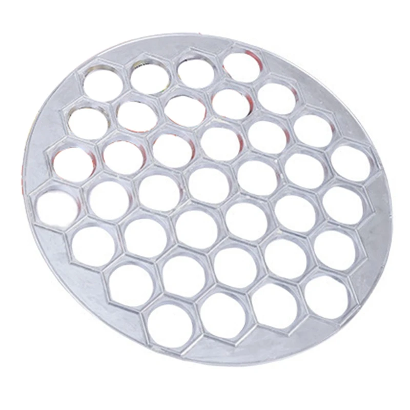 

Wonton Machine Dumpling Mold 37 Holes Aluminum Alloy Dumplings Metal Dumpling Making Mold Kitchen Wonton Cutter Tool