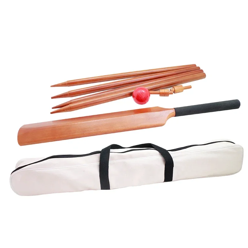 

Wooden cricket bat set for kids and adults