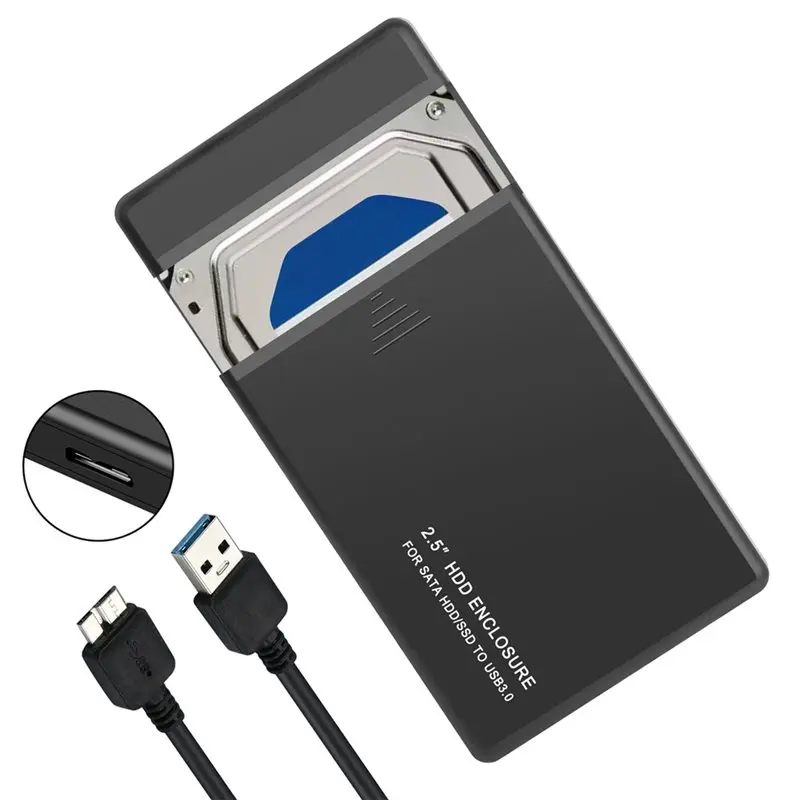 A23F-USB 3.0 SATA HDD Enclosure 2.5 Inch SATA External Hard Drive Case 2.5