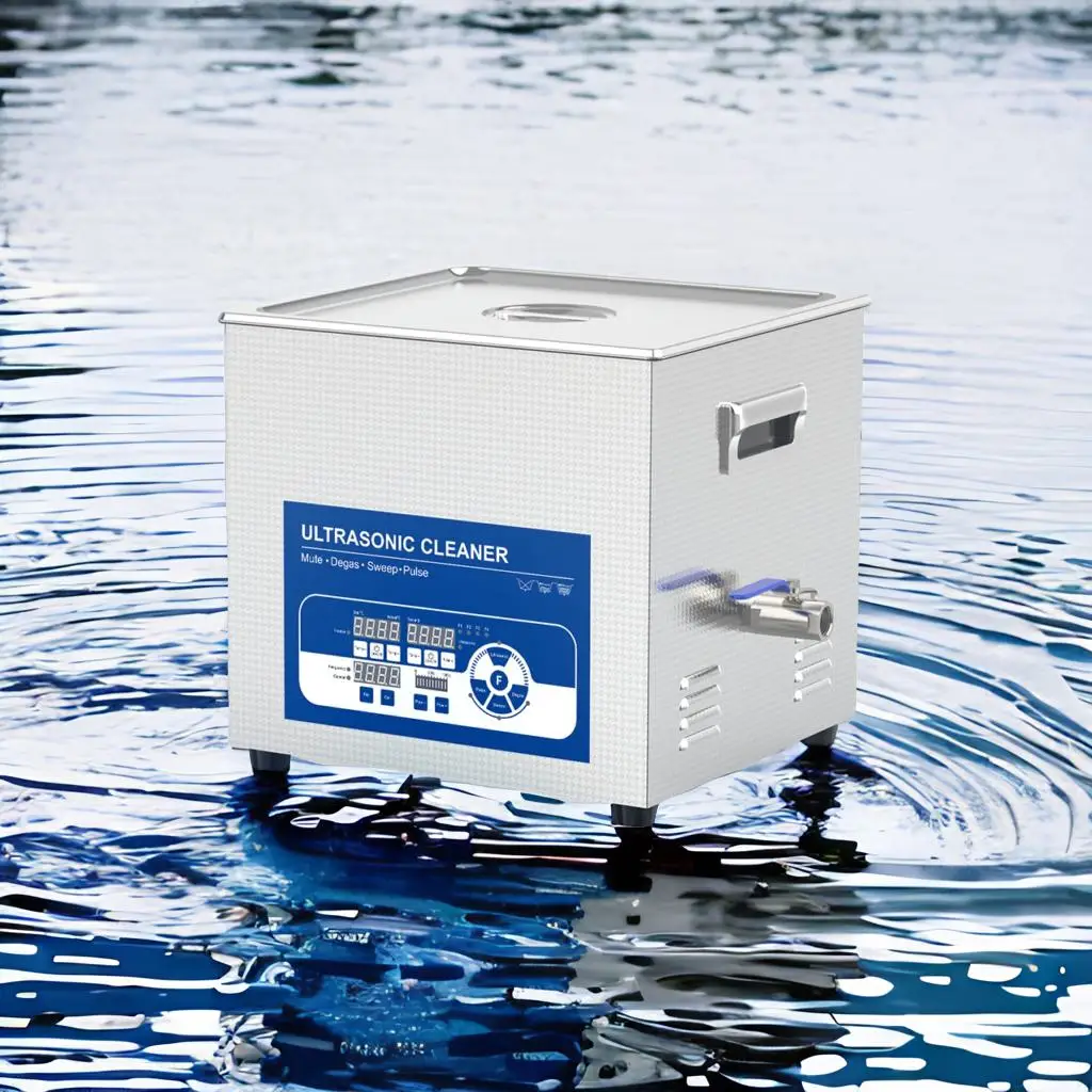 Granbo 15L Multi-Frequency Ultrasonic Cleaning Machine 500W for Scientific Research, Semiconductor, and Laboratory Use