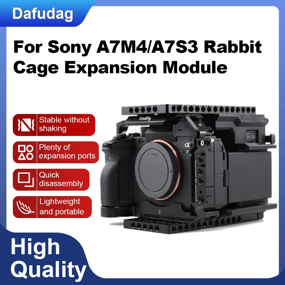 2024 New Launch For Sony A7M4 Rabbit Cage Expansion Kit Cineback