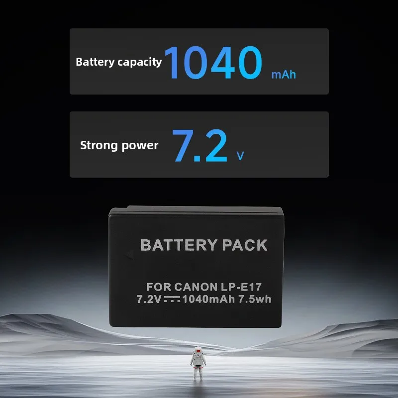 7.2V 1040mAh/7.5Wh LP-E17 Li-ion Battery for Canon EOS 750D M6 M3 800D M5 750D 760D 77D 200D Digital Camera Batteries