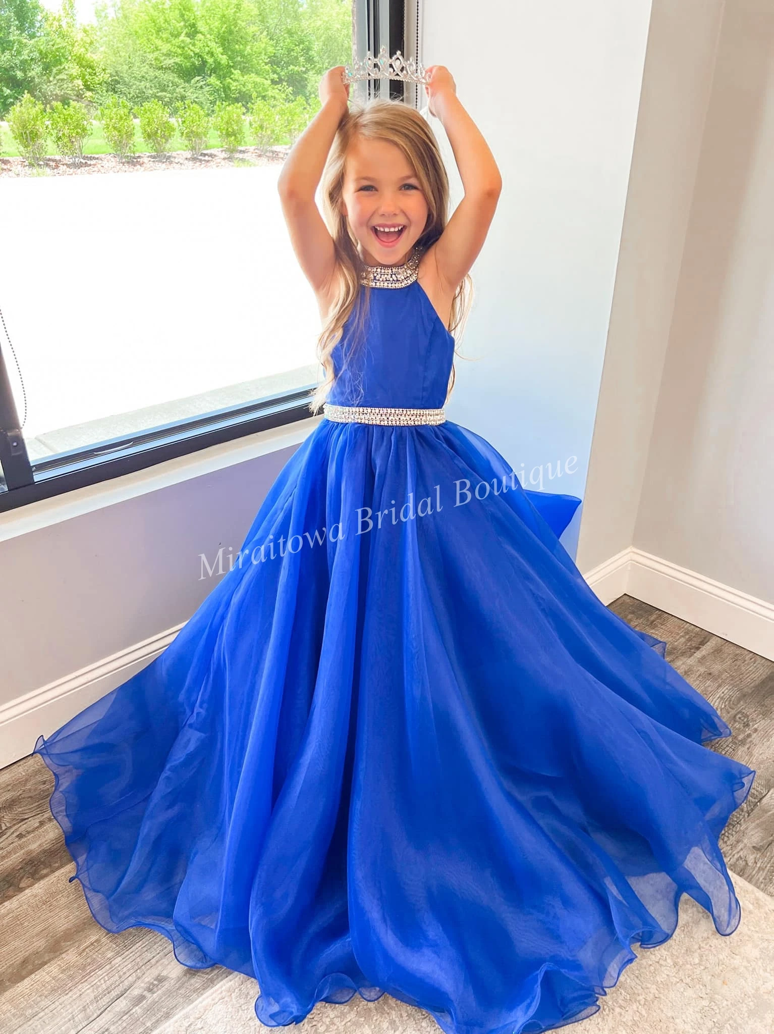 Lilac Girl Pageant Dress 2023 Ballgown Little Children Kid Birthday Formal Party Gown Toddler Teen Preteen Junior Miss Royal Red