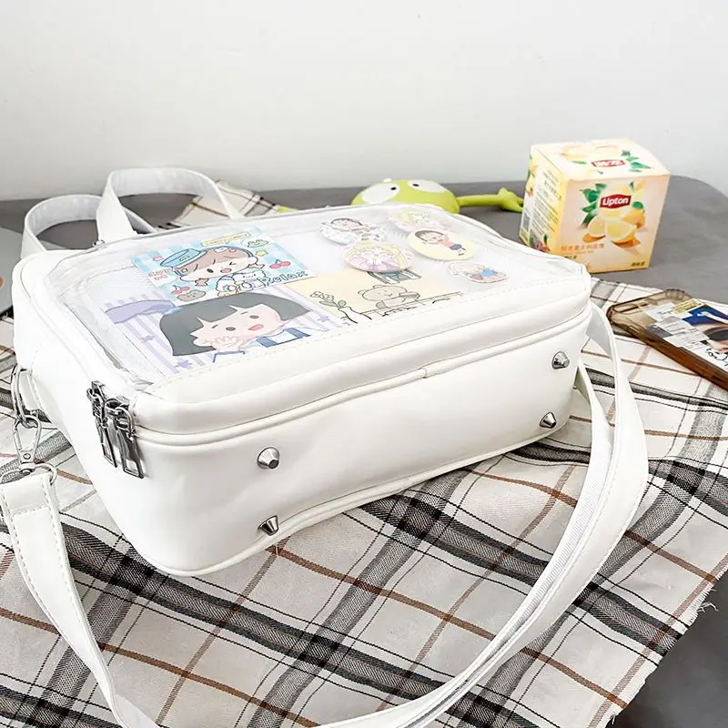 Frauen japanischen Stil Trend kawaii Süßigkeiten Farbe große Kapazität ita Tasche Mode Student adrette Umhängetasche Messenger Umhängetasche – Detail 8