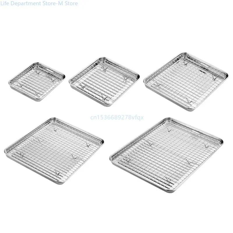 

Cookie Sheet Stainless Steel Material 5 Sizes Perfect Gift for Baking Lover