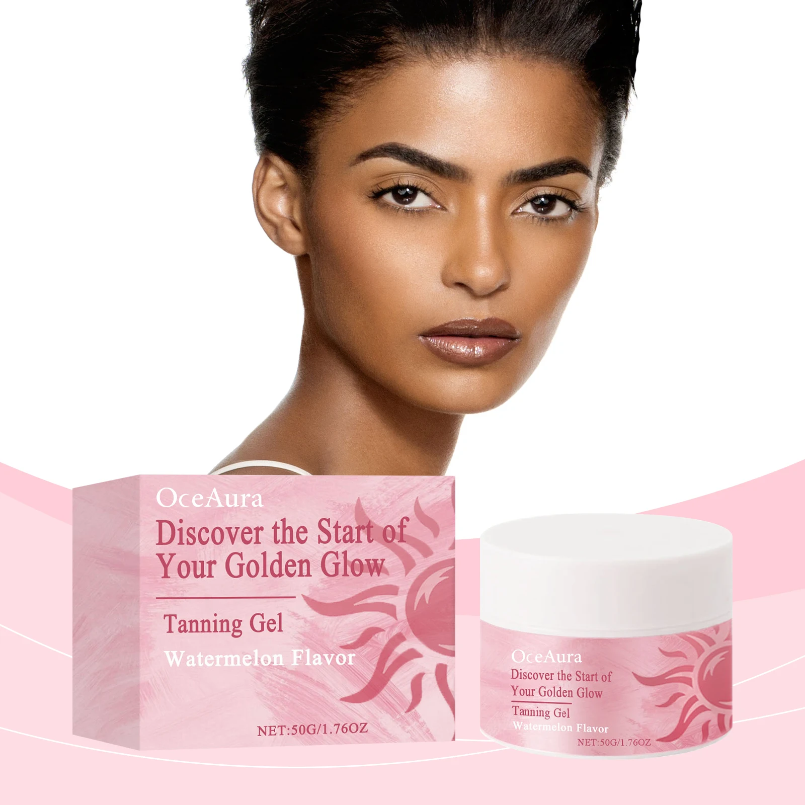 Black aiding care gel, natural color rendering, brightening, easy to push out, soft and nourishing body milk, mild skin care