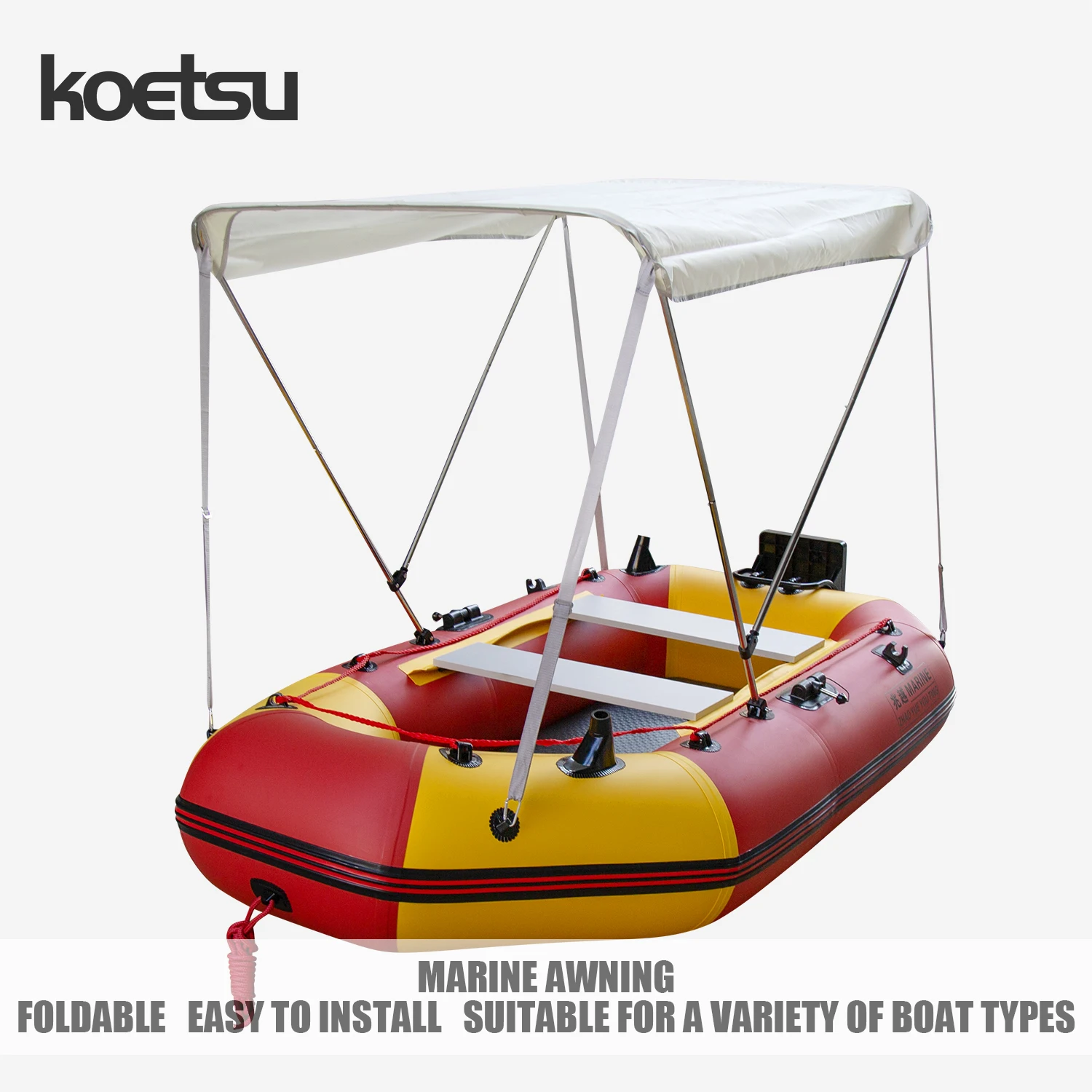 KOETSU Barco de assalto Toldo - Fishing Kayak Cart avaliação e preço
