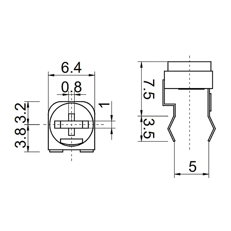 AUKENIEN 24 значения, 120 шт., потенциометр от 100 до 2 м, ассортимент переменного сопротивления, синие и белые горизонтальные резисторы, набор