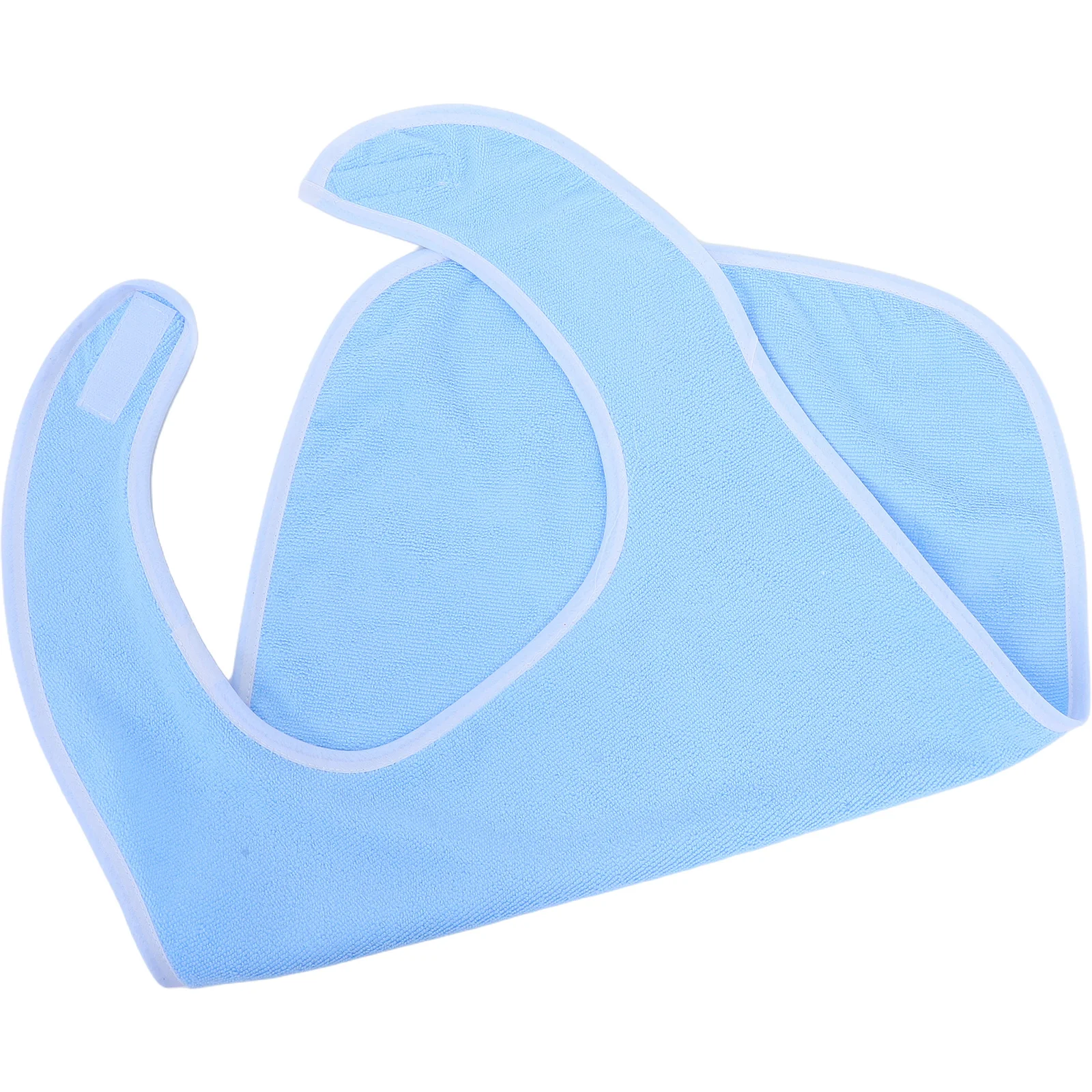 

Adjustable Adult Bib for Eating Protection Reusable Food Stain Resistant Drool Cloths for Elderly Seniors with Special Needs