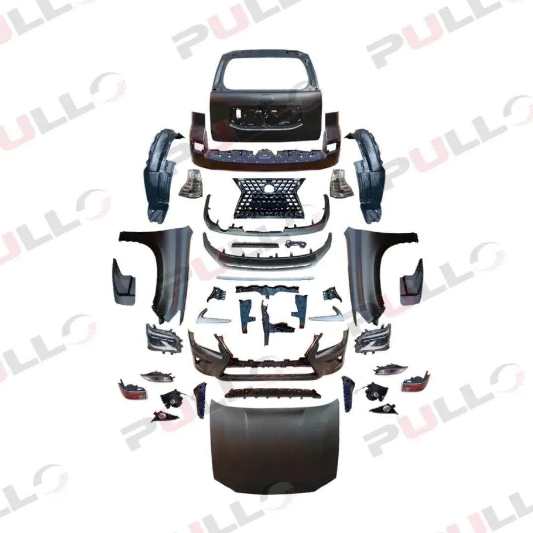 

High Quality Car Bumpers BodyKit for PRADO 2010-2019 to lexus GX460 2018-2020 Include Front and Rear Bumper with Hood