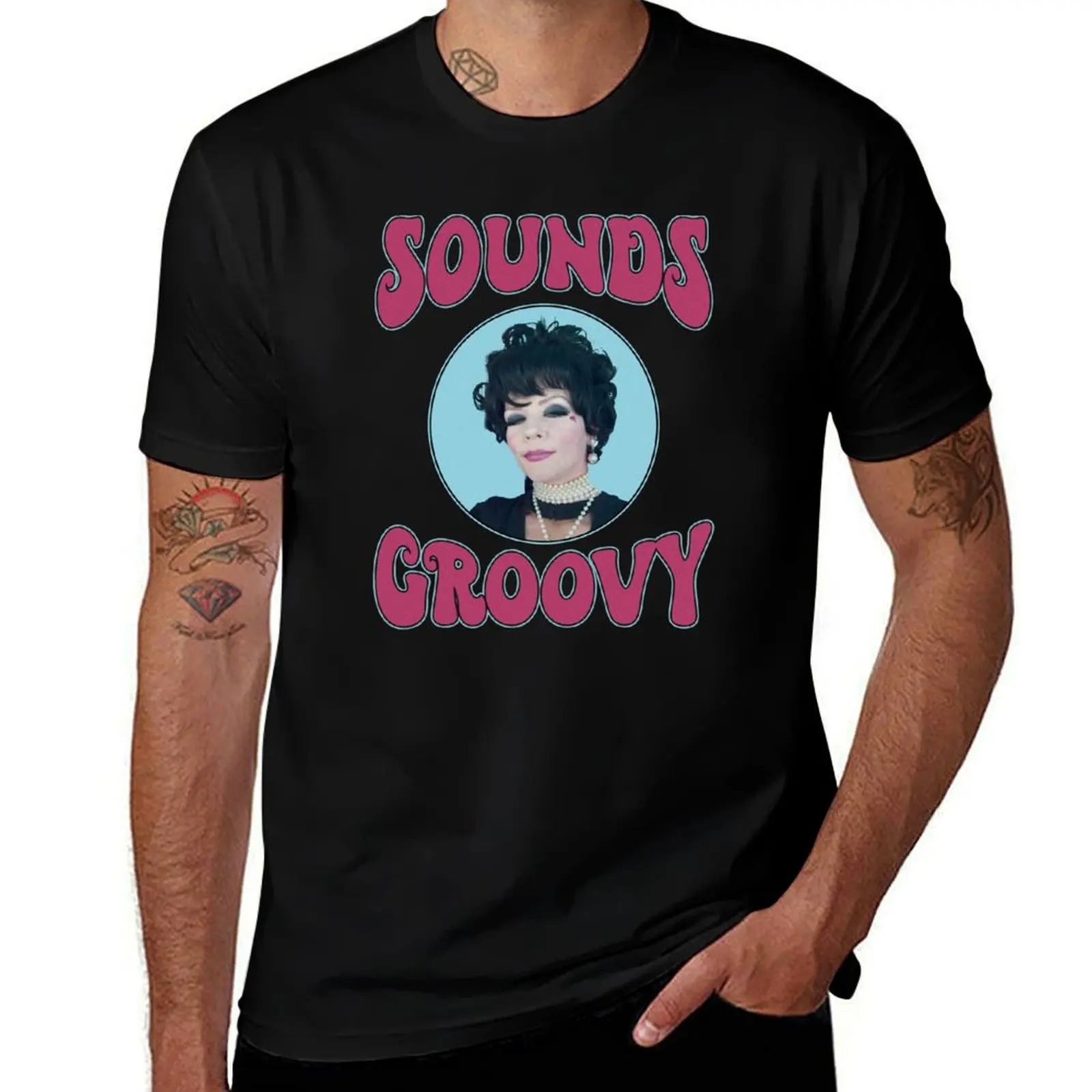 Serena Bewitched Sounds Groovy T-Shirt t shirts for man graphic vintage T-Shirt
