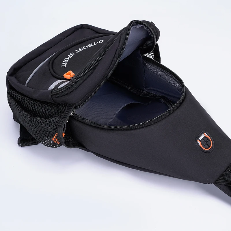 Bolsa de ombro de viagem multifuncional masculina portátil crossbody saco de peito durável confortável saco prático para todas as estações