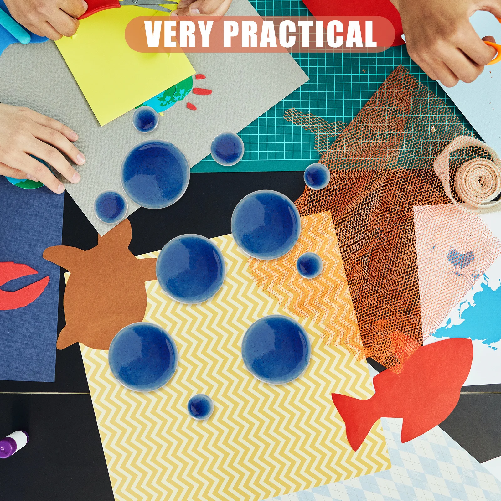 

1 Bag Mosaic Fragments Irregular Ceramic Tiles for DIY Crafts Photo Frames Garden Paths Bathroom Floors Stepping Stones Craft