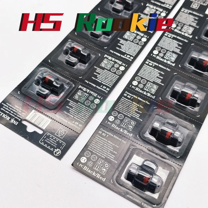 20PCS 500PCS 1000PCS Black/Red IR40T IR-40T Ink Roller Compatible Printer Ribbon for casio FR 2550 2500 HR100 HR150 HR7 HR8 HR16