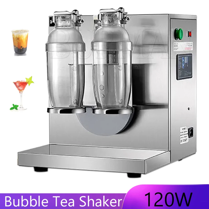 

Double Cups Milk Shaker Machine Stainless Steel Shaking Machine 110V 220V Milk Mixer Milk Bubble Tea Machine