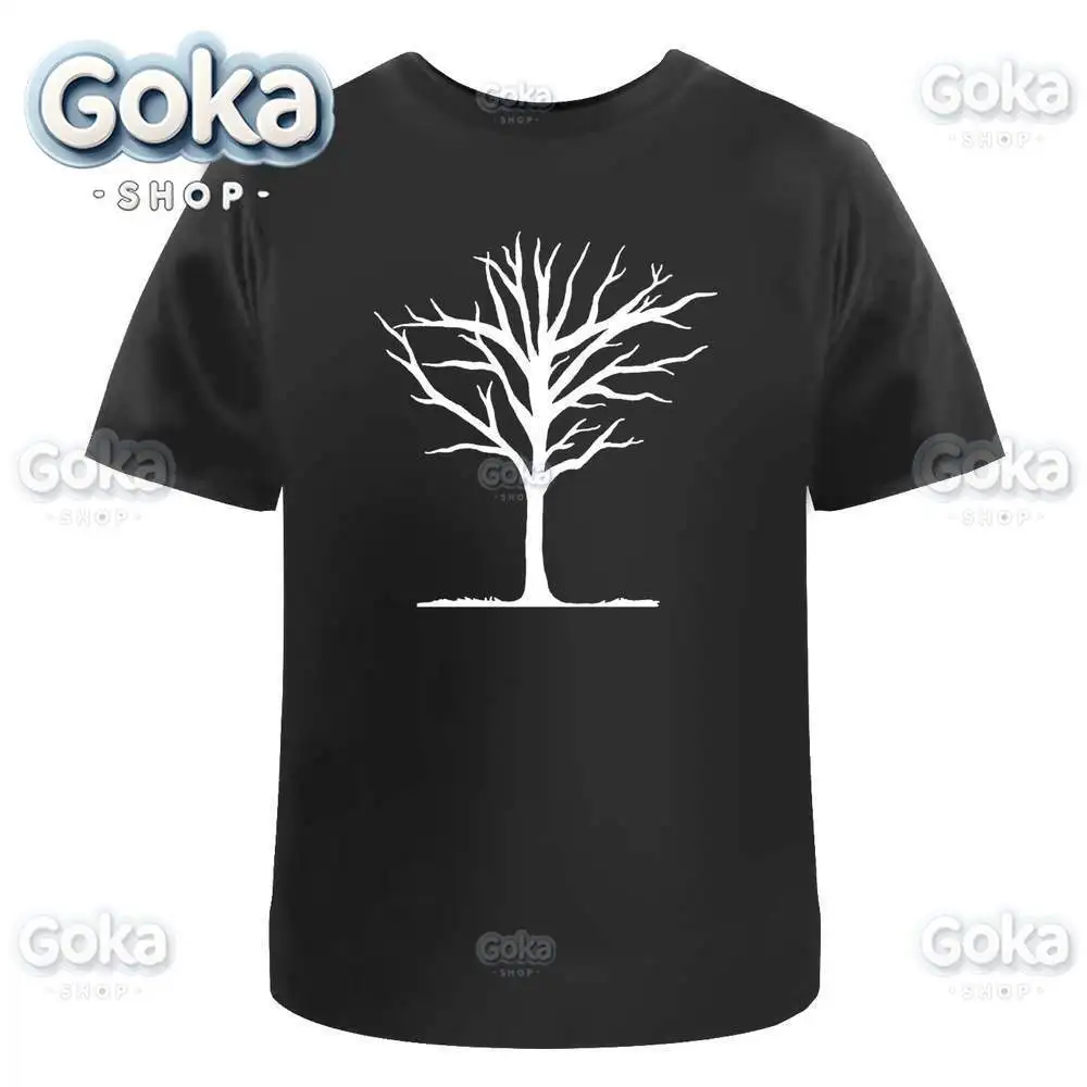 Winter Tree Graphic T Shirts Mens Clothing New in Tops & Tees Cotton Women Printed T-shirt Y2K Clothes Cute Funny Tshirt