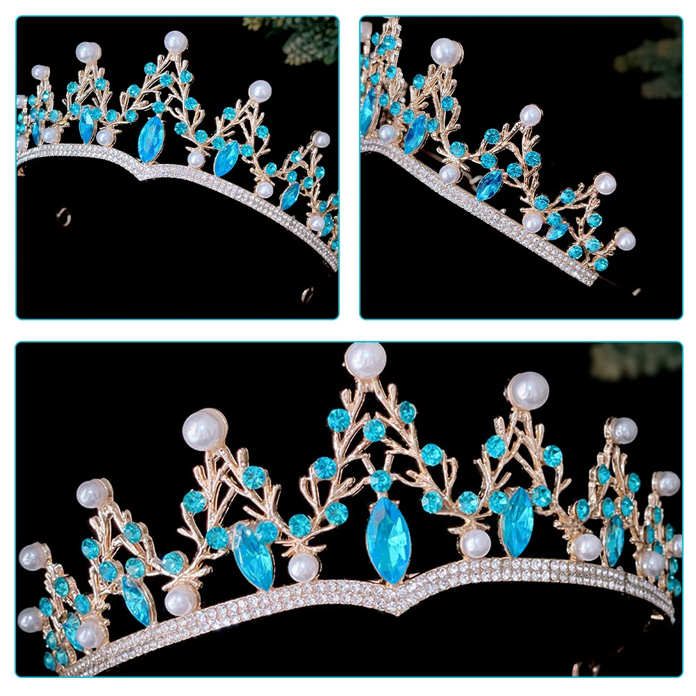 عقال للعروس حفل زفاف عيد ميلاد عيد ميلاد تاج الزفاف العروس تاج المرأة تاج الزفاف اكسسوارات الشعر #6