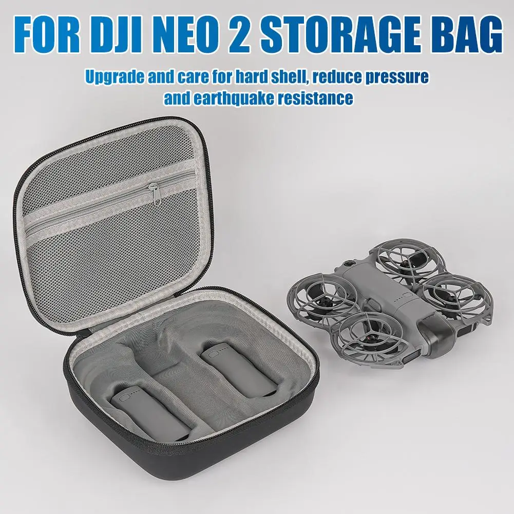 For DJI NEO 2 Body Storage Case PU Waterproof Portable Travel Bag Drone Dustproof Storage Bag For DJI NEO 2 Drone Accessories