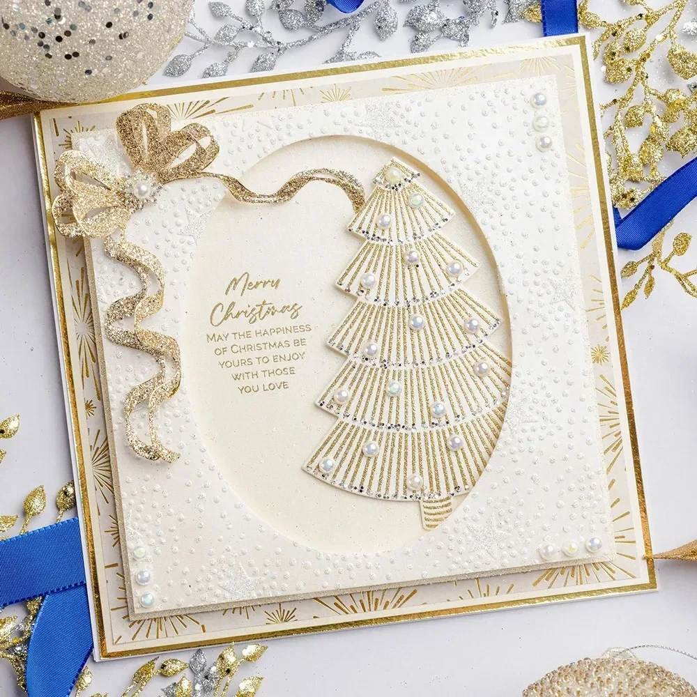 Corner Ribbon Bow Stamps 2026 New Metal Cutting Dies For Scrapbook Diary Decoration Embossing Template DIY Greeting Card