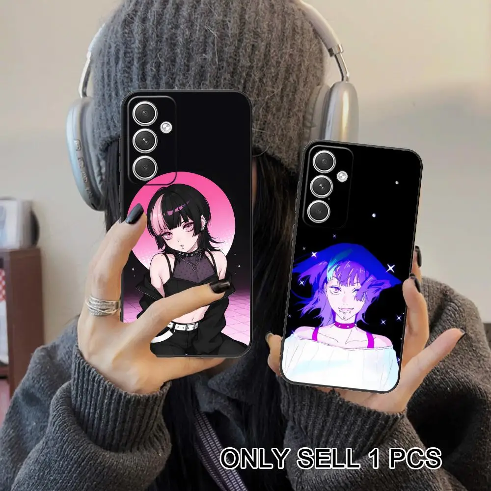 

JJK Kirara Hoshi Phone Case for Samsung Galaxy S26 S25 S24 S23 S22 S21 S20 Note20 Plus FE Ultra Soft TPU Shockproof Cover