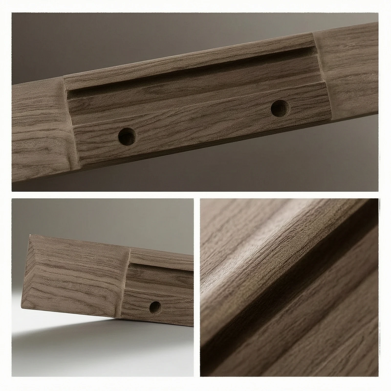 Classical Guitar Bridge Replacement Guitar Bridge with Six Holes 6-String Hardwood for Guitarists