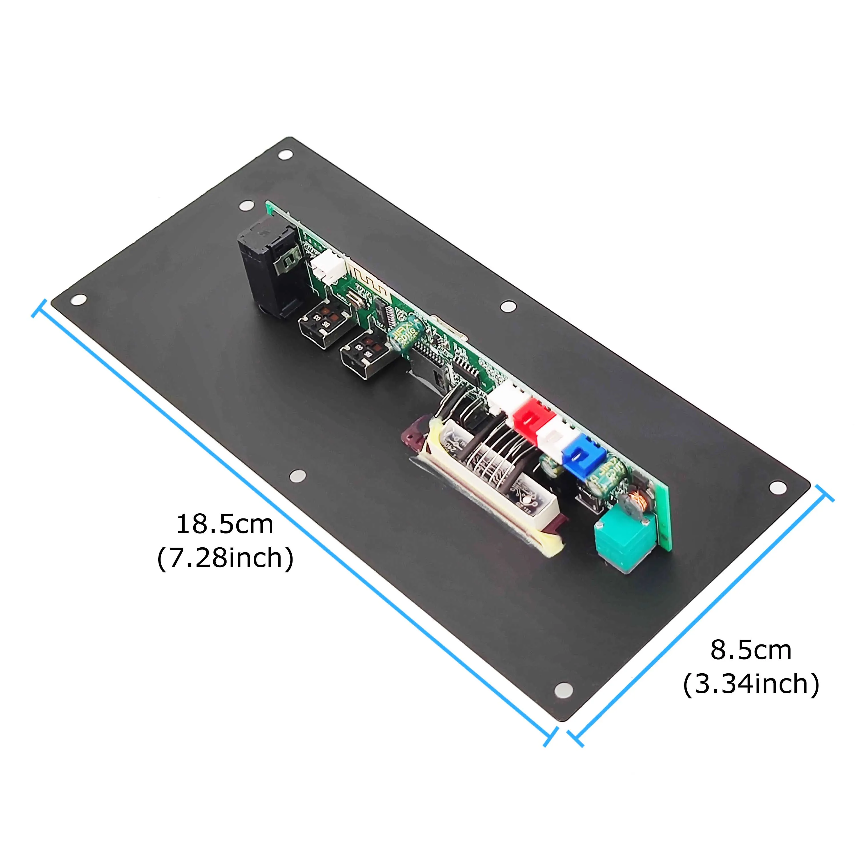 Плата усилителя 3,7 в, 30 Вт, поддержка Bluetooth, AUX, U-диск, 5-8 дюймов