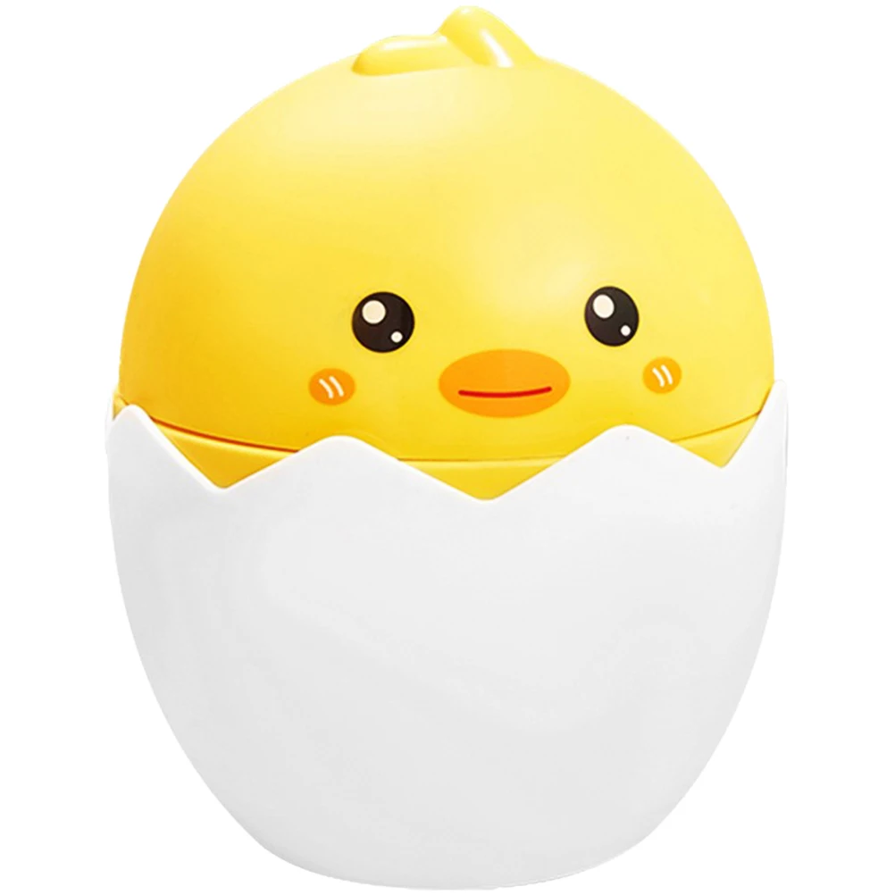 

Chick Trash Can Small Garbage Desktop Cute Office Cover Pp Junk Reusable Easy Clean Bedside Kitchen Bedroom Bathroom