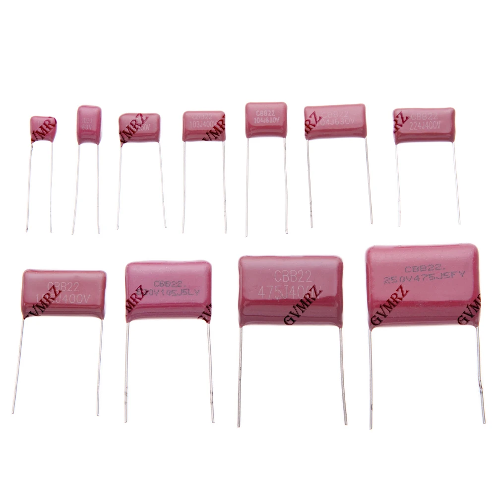 63V 100V  103J 104J 105J 475J 250V 400V 450V 630V 2000V CBB Polypropylene Film Capacitor 155J 223J 224J 225J 334J 474J