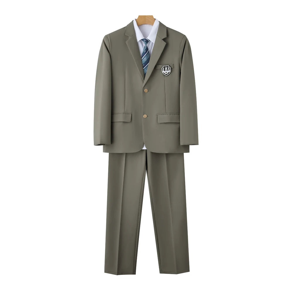 High-Quality Fashionable Versatile Business Casual British Style Suit Set Stylish All-Match Office Wear Elegant Men's Ensemble