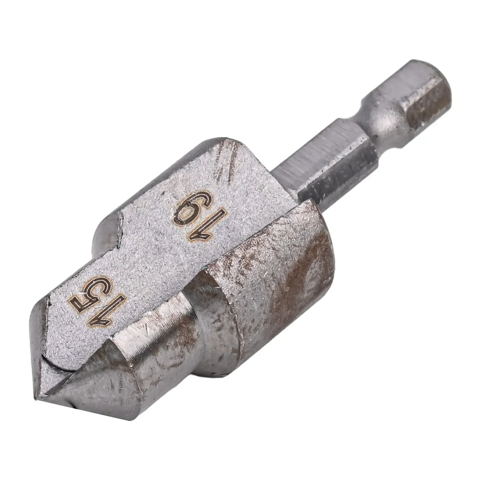 1pc Water Pipe Expansion Drill Punch Plumber Puncher 6.35mm Hexagonal Shank Drill Bit Hydraulic Electrical Hole Expanding Tools