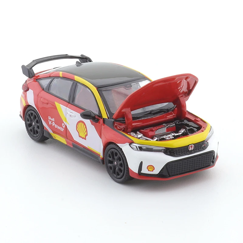 XCARTOYS 1/64 SHELL HONDA CIVIC TYPE R FL5 Car Alloy Toys Motor Vehicle Diecast Metal Model Kids Xmas Gift Toys for Boys