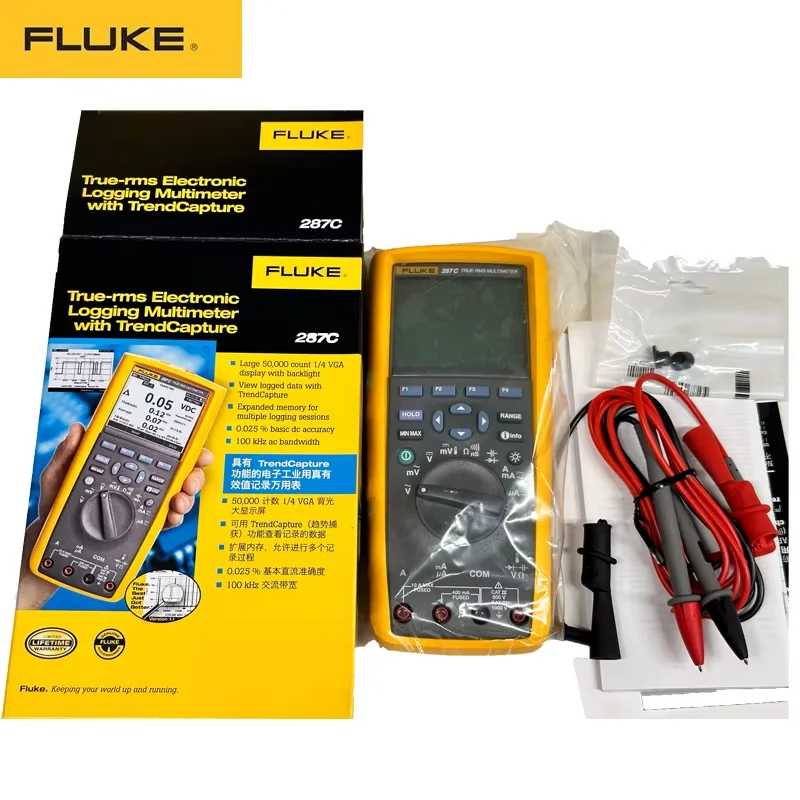 FLUKE 287C/289C Professional Digital Automatic Meter AC/DC Auto Range Digital Tester Voltage Current Meter