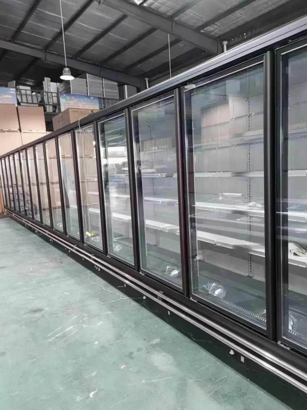 Global wholesale refrigerated display cabinet Convenience store fresh-keeping beverage cabinet supermarket vertical freezer