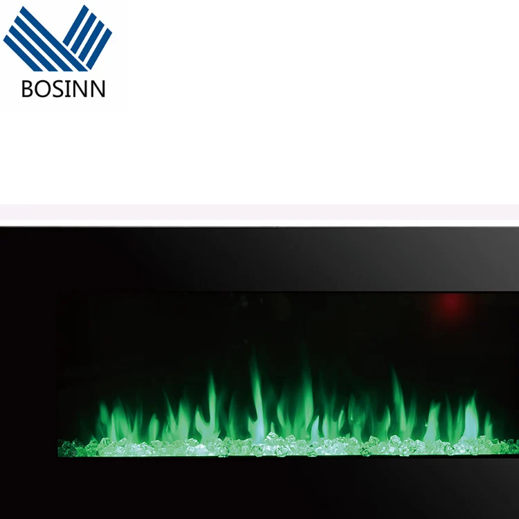 TV Stand with Electric Fireplace Ornament Smart Lighting Wall Mounted Table Decorative Flame Lamp Fireplace