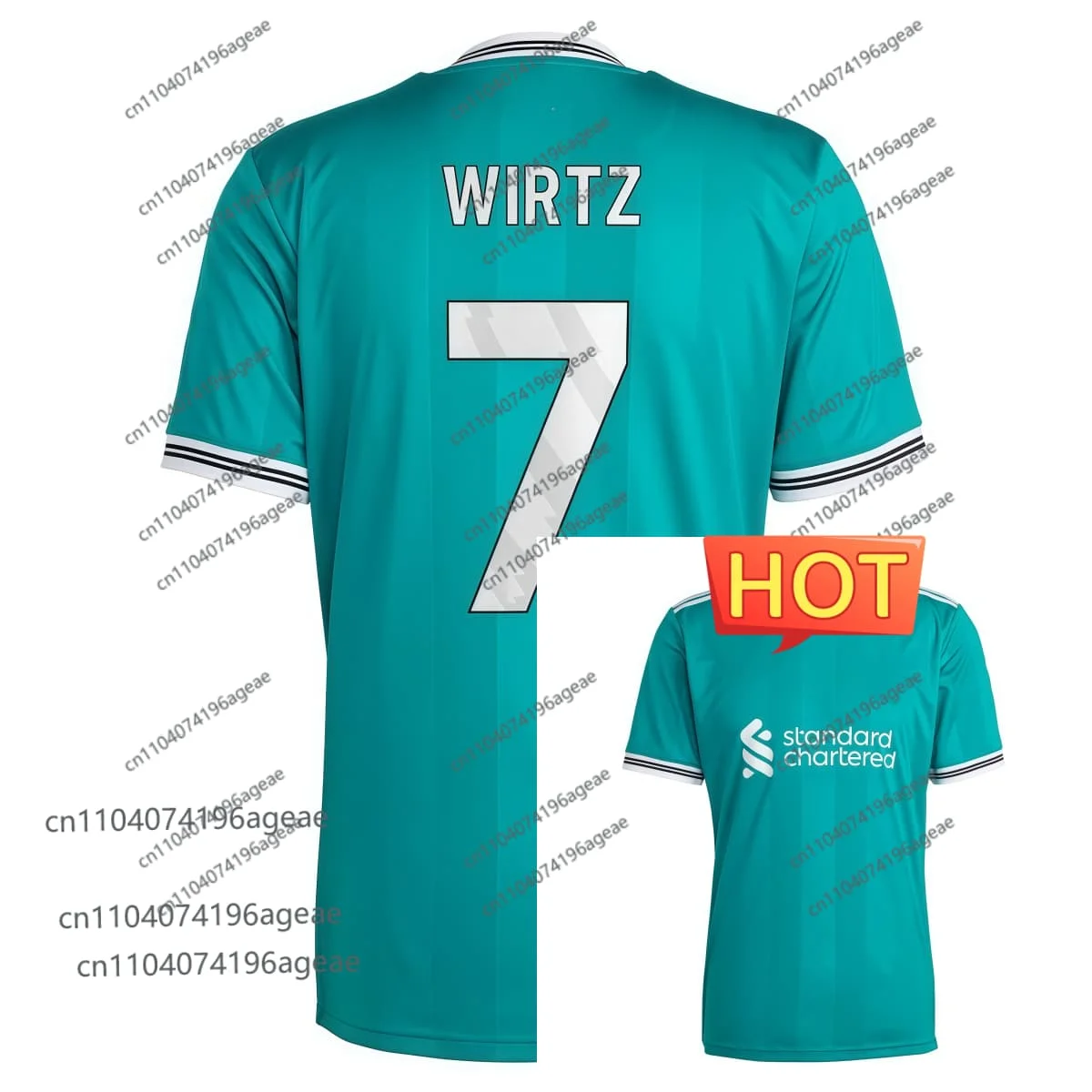 25-26 신형 FC 축구 유니폼 남녀 공용 야외 스포츠 캐주얼 티셔츠 3D 프린트 반팔 티셔츠