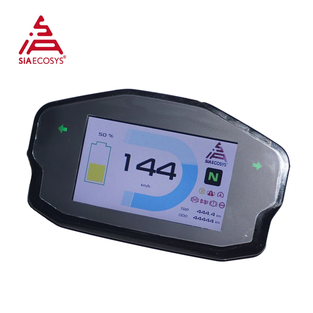 

SIAECOSYS NEW DKD 061 TFT with CAN-BUS Communication Electric Scooter Optional Instrument LCD Display Speedometer