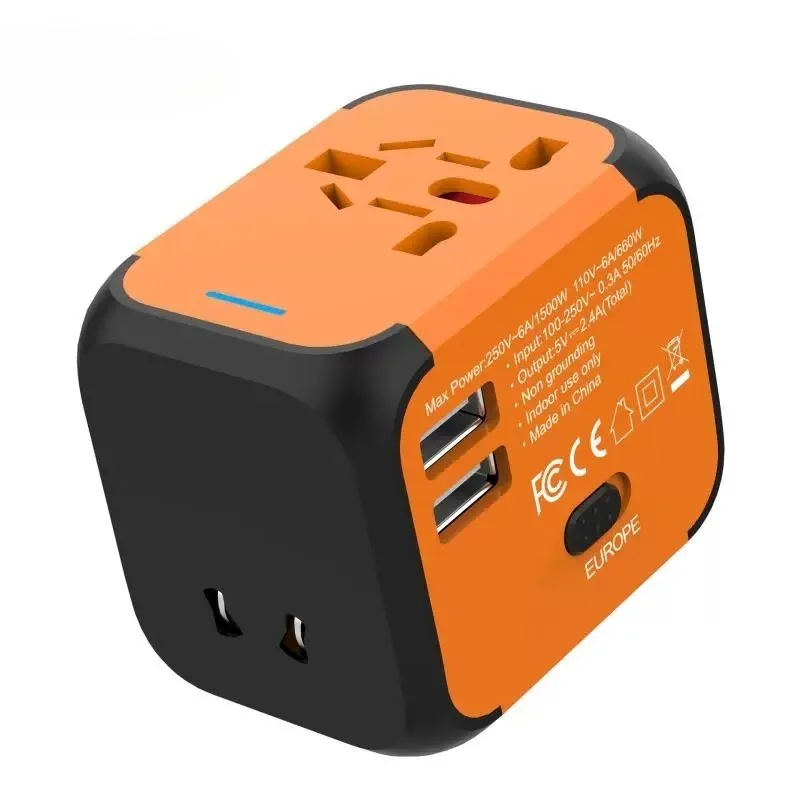 （1PCS）Universal conversion plug suitable for multi port chargers with multiple holes