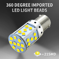 2pcs 3030 35SMD 1156 BA15S P21W BAU15S PY21W 1157 BAY15D P21/5W Canbus No Error LED Bulb Turn Signal Light Auto Reverse Lamp
